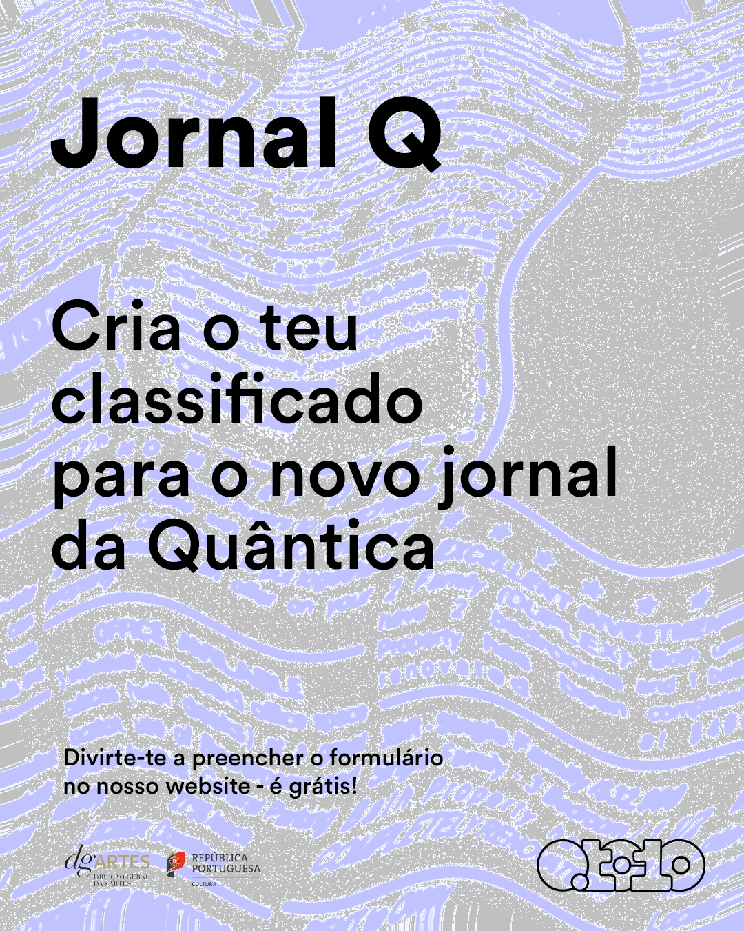 Cria o teu classificado para o Jornal Q